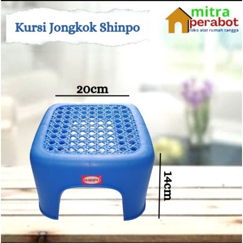 Bangku Kursi Pendek Jongkok Bangku Kursi Plastik Shinpo