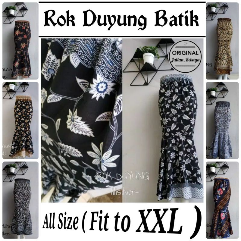 ROK DUYUNG BATIK PREMIUM / ROK MERMAID KEBAYA BATIK JUMBO BAJU PESTA MODERN