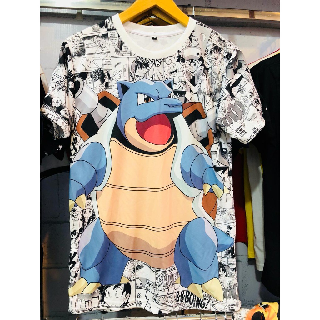 Tshirt Squirtle Pokemon Character Fullprint