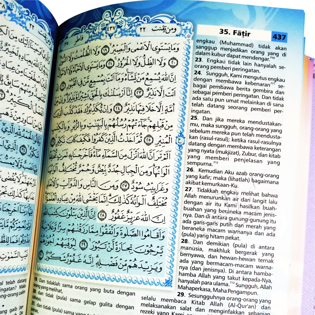 Al Quran Azalia A6 Kerut Terjemah Resleting - Syaamil Quran