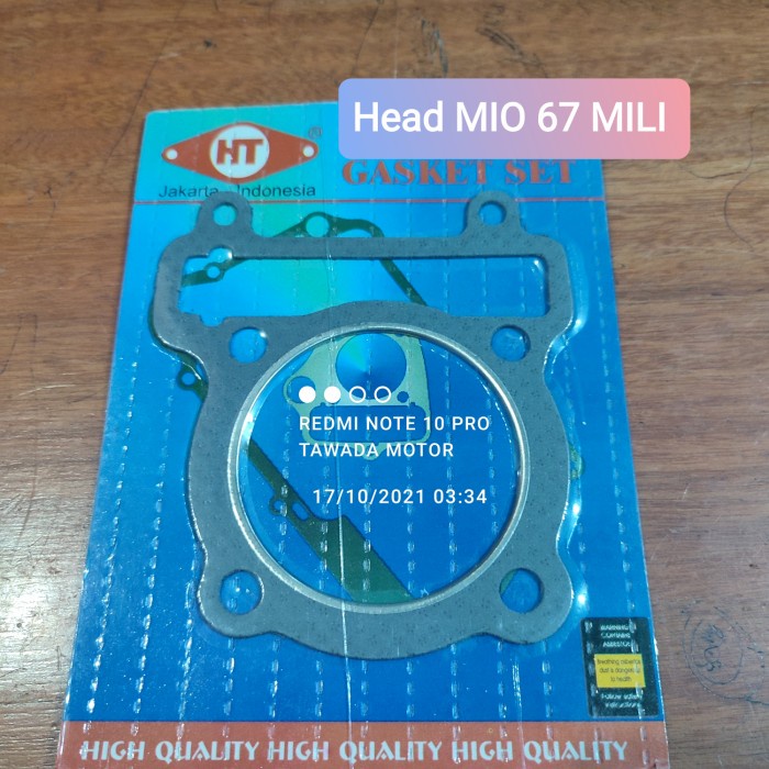 PAKING RACING BLOK HEAD ATAS UKURAN 67 YAMAHA MIO MIO SOUL