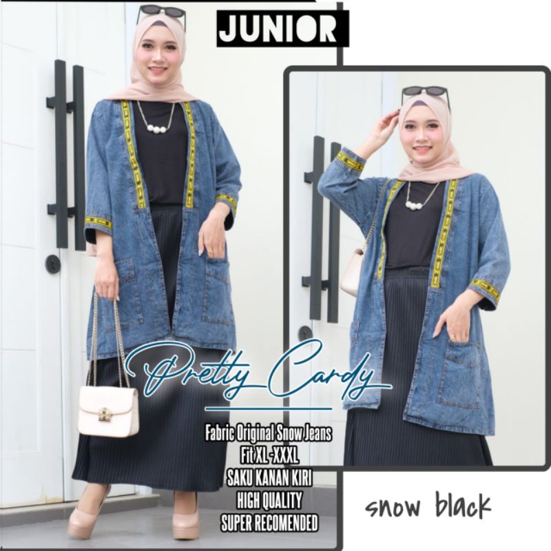 volove cardy jeans wash jumbo