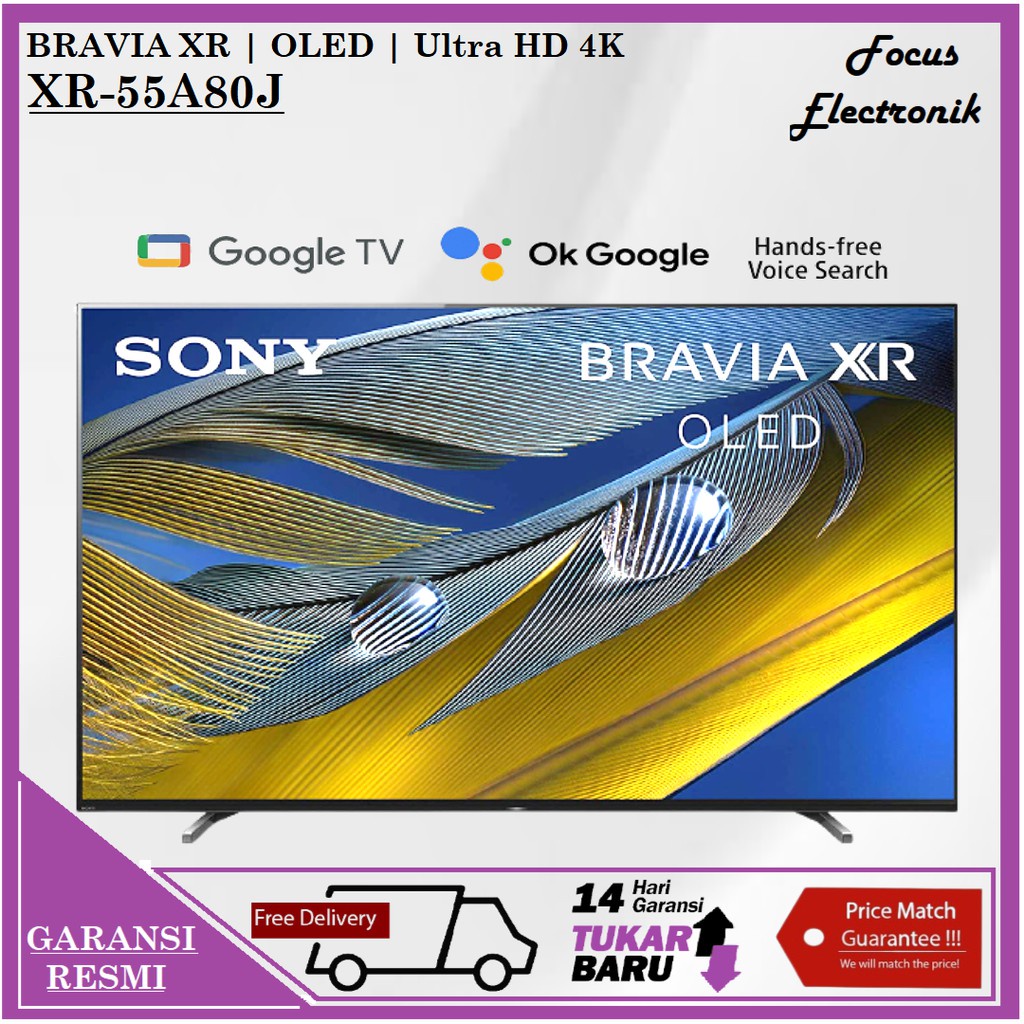 Jual SONY XR55A80J / XR55A80J / XR 55A80J BRAVIA OLED TV 55 inch A80J
