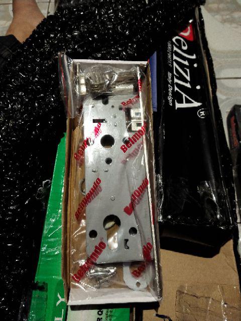 Handle Pintu Stainless Minimalis 60cm 1set+kunci Pelor