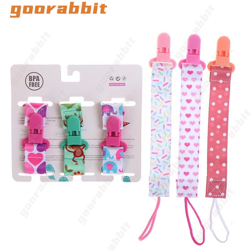 3pcs Klip Holder Dot Empeng Bayi Laki-Laki / Perempuan