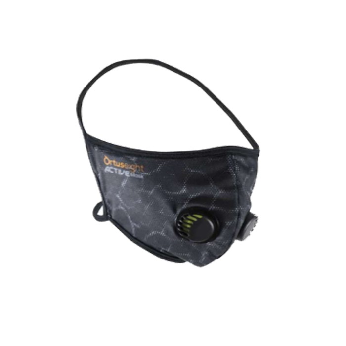 Masker Olahraga Ortuseight Catalyst Active Mask - Black/Silver