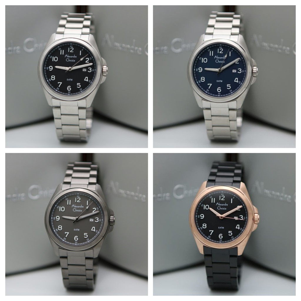 Jam Tangan Pria Alexandre Christie AC 6540 AC6540 MD Men Classic Style ORIGINAL Garansi Resmi 1Tahun
