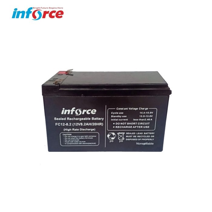BATERAI UPS INFORCE BATTERY 12 V / 8.0 AH 12V/ 8 AH 8.2 AH