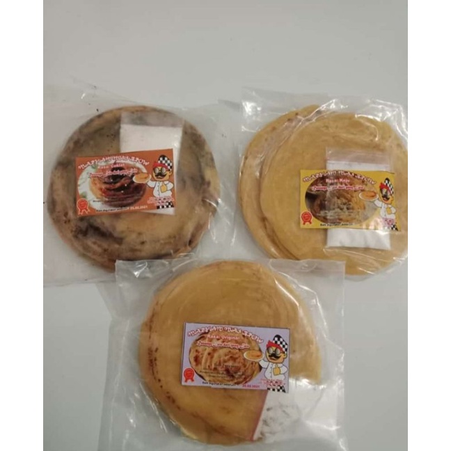 

Roti mariyam varian coklat dan ori isi 5.dan 10