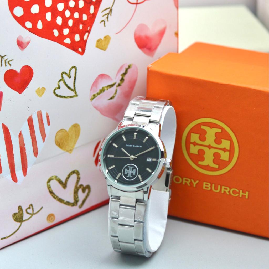 Jam Tangan Wanita Y6901K Tali Rantai Tanggal Aktif Free Box Exclusive &amp; Baterai