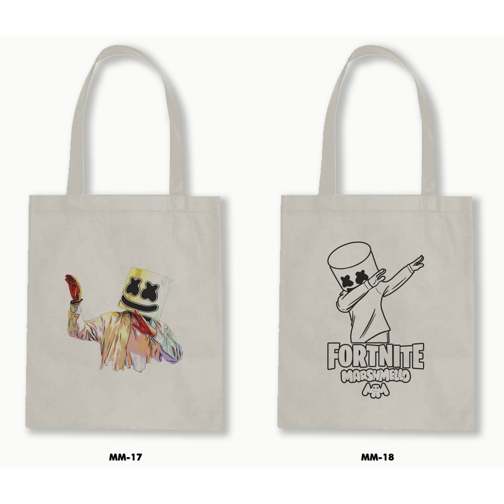 TOTE BAG BLACU - MARSHMELLO 01