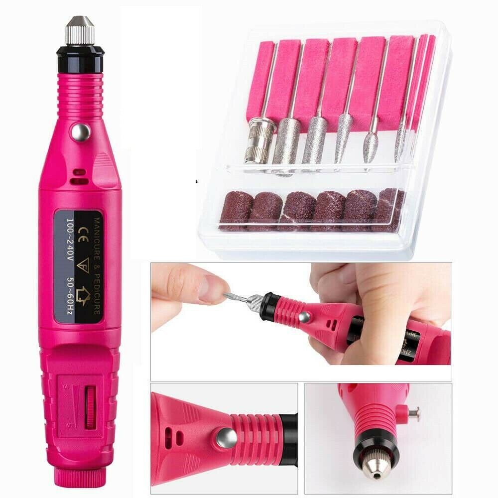 Alat Perawatan Kuku Kutek Elektrik / Nail Art Drill Manicure Machine