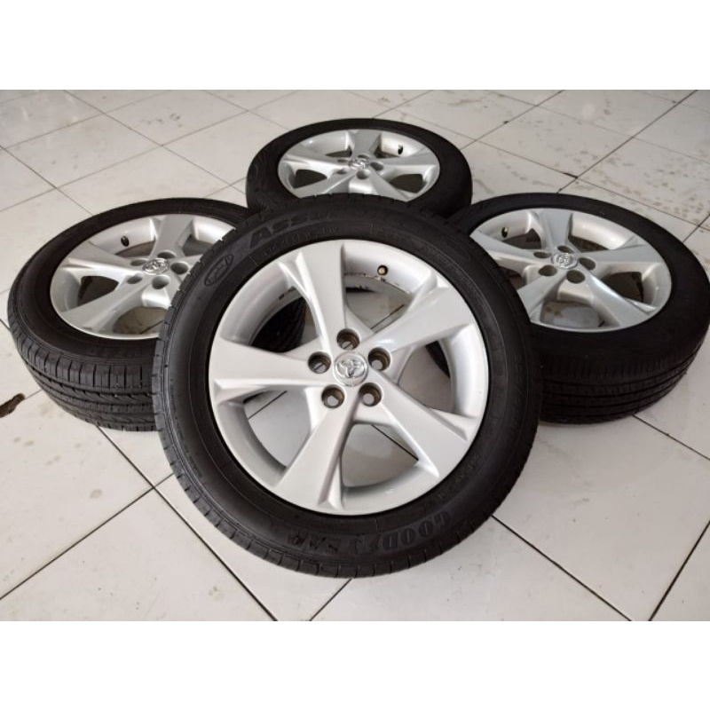 velg Bekas Copotan STD ALTIS Ring16 Ban GT RADIAL-GOOD YEAR 205 55 R16 SIENTA