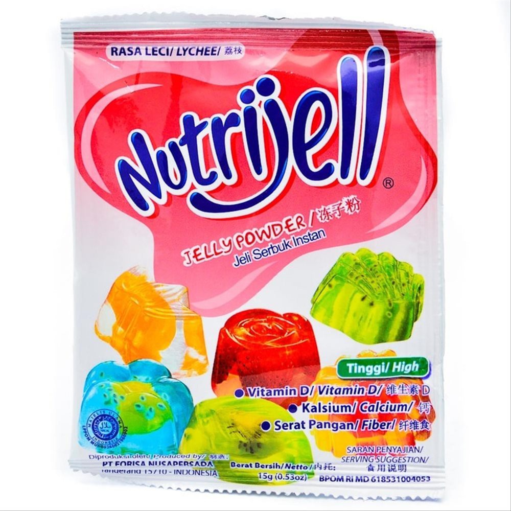 

NUTRIJELL Rasa Leci / Lychee 15gr