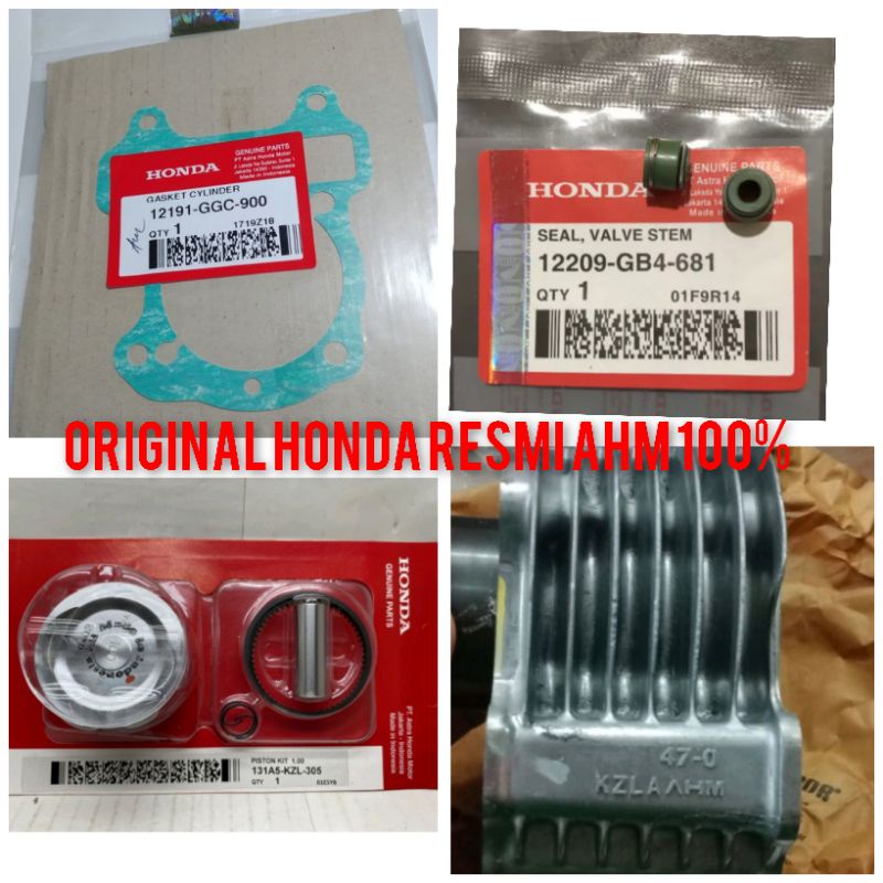 BLOK KZL BLOK SEHER KOMPLIT KZL (CYLINDER COMP) BEAT Fi SCOOPY Fi SPACY FI UNTUK TH 2012+2014 STARTE