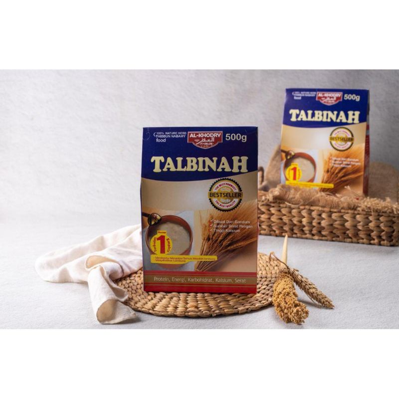 

Tepung Talbinah Al Khodry 500gr Bubur Gandum Herbal Asam Lambung