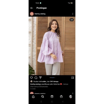 preloved Lana blouse wearing klamby