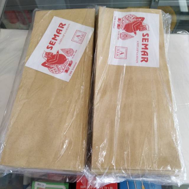 

Amplop coklat Semar A