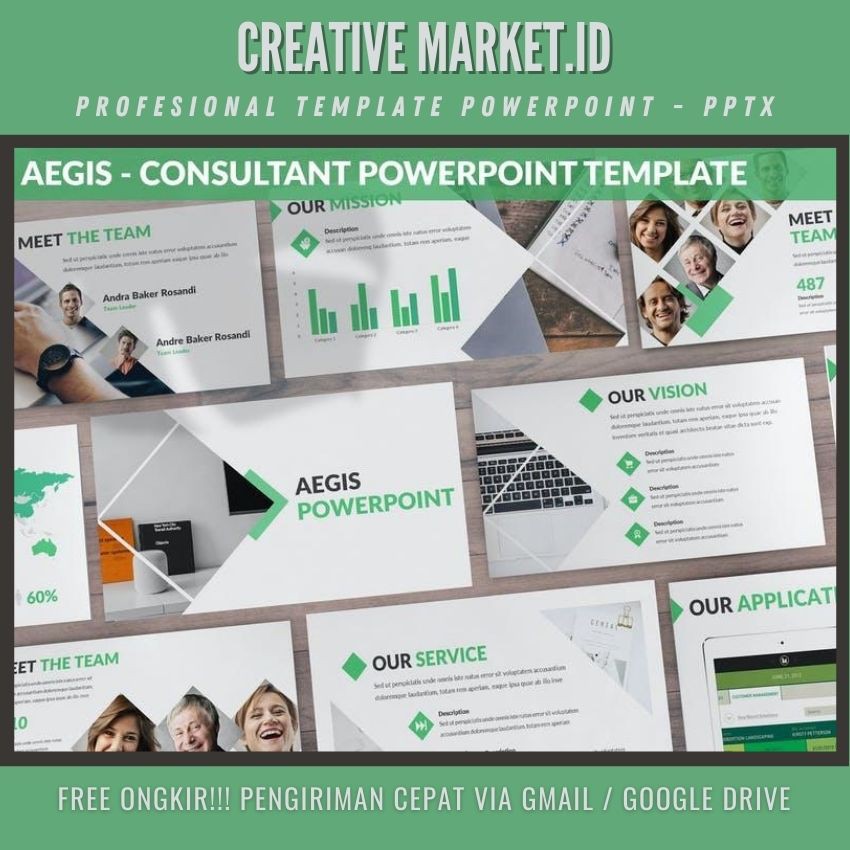 Pro Aegis - Consultant Powerpoint Template - Creative Marketid