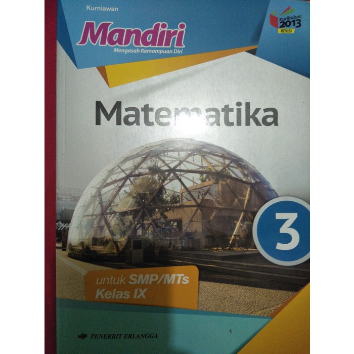 Buku soal Mandiri matematika smp kls.IX 2013 kelas 9 erlangga revisi