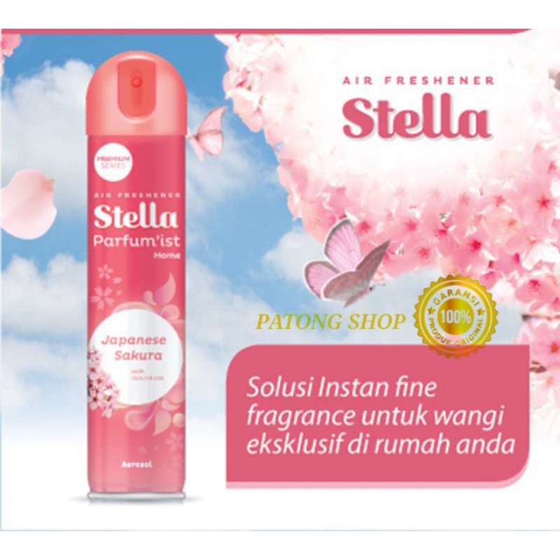 Stella Japanese Sakura Pengharum Ruangan Aerosol 350+50 ml