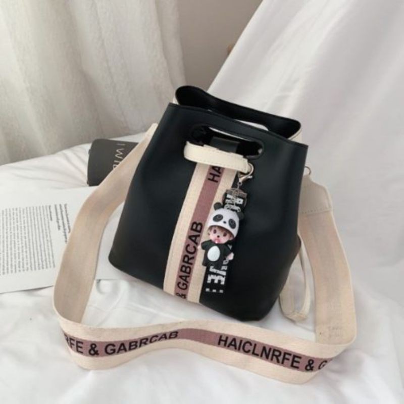 Tas selempang serut fashion wanita