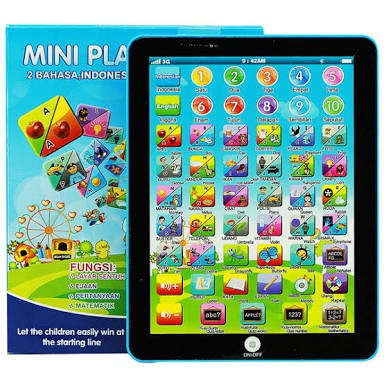 PROMO MINI PLAY PAD 2 BAHASA / MAINAN EDUKASI / IPAD / MAINAN EDUKASI ANAK