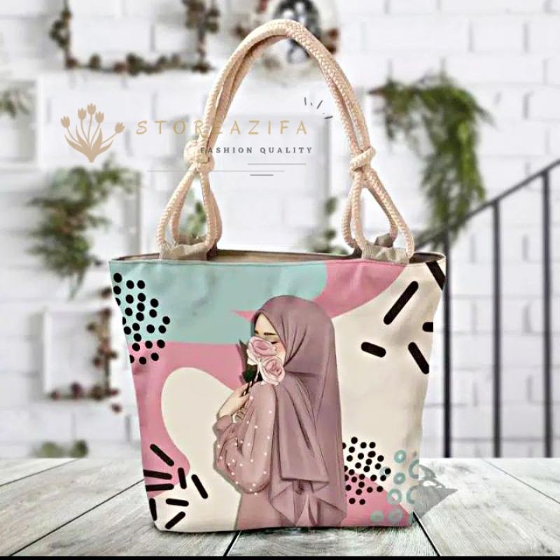 Tas Wanita Tas Totebag Printing