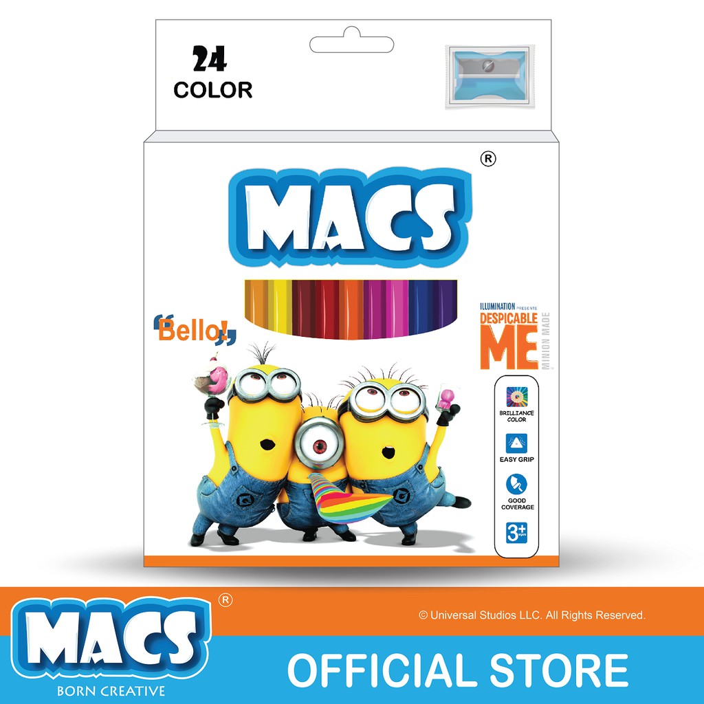 

Macs Pensil Warna Despicable Me - Minion 2 (24 colors)