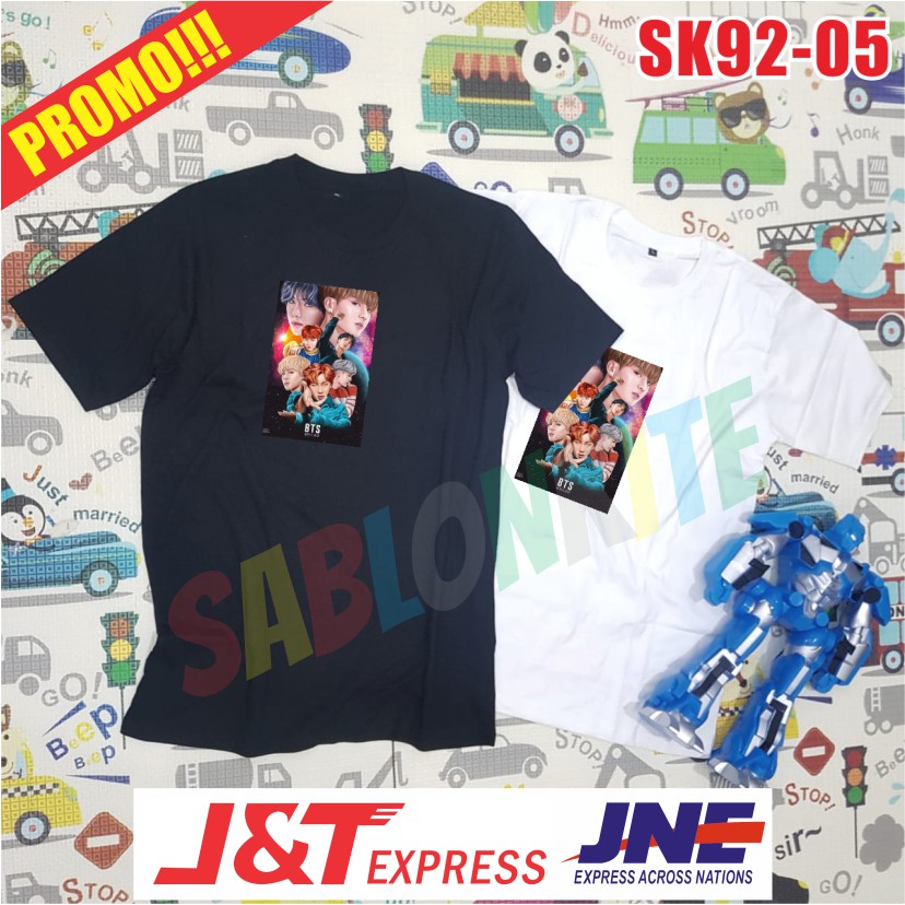 MURAH KAOS KPOP KPOP COMBED 30S SK92