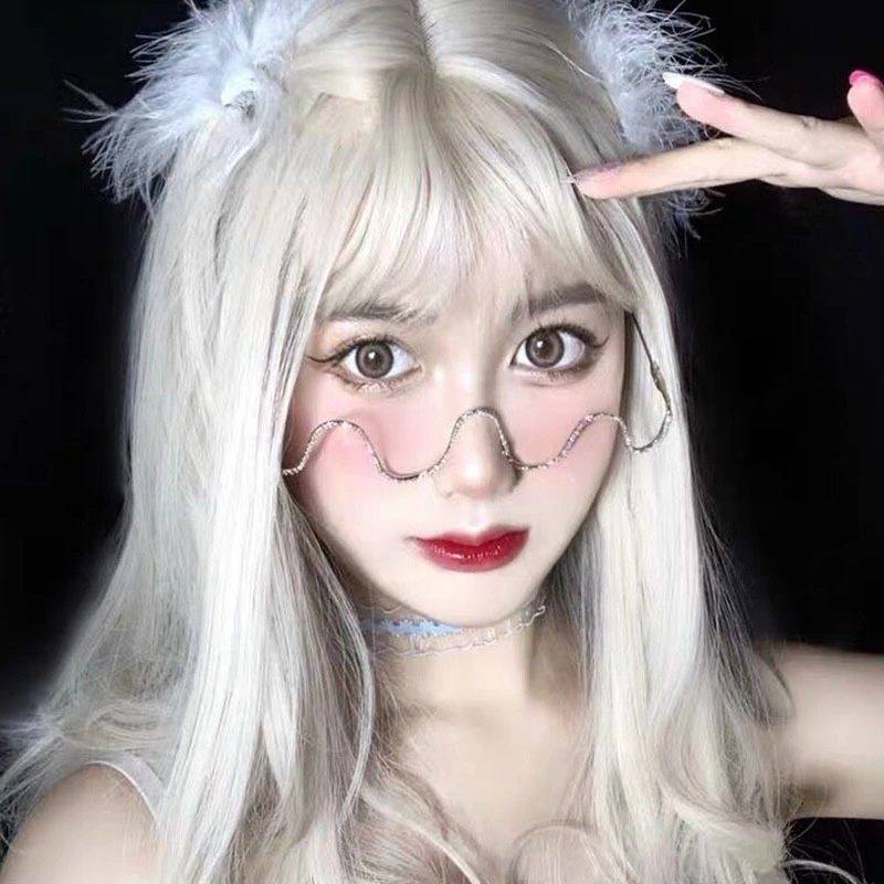 2022 Kacamata Tanpa Lensa Bentuk S Sexy Untuk Wanita