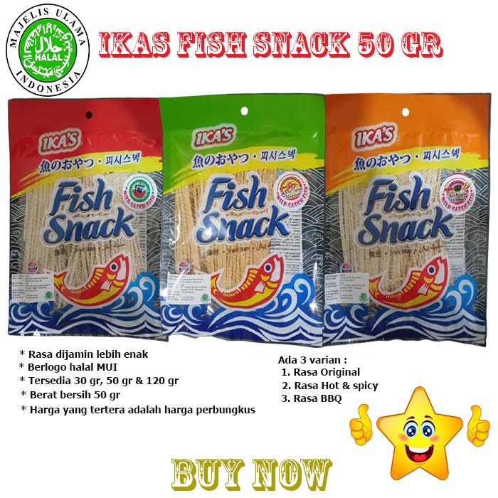 

IKAS FISH FILLET SNACK 50 GR CEMILAN MAKANAN RINGAN