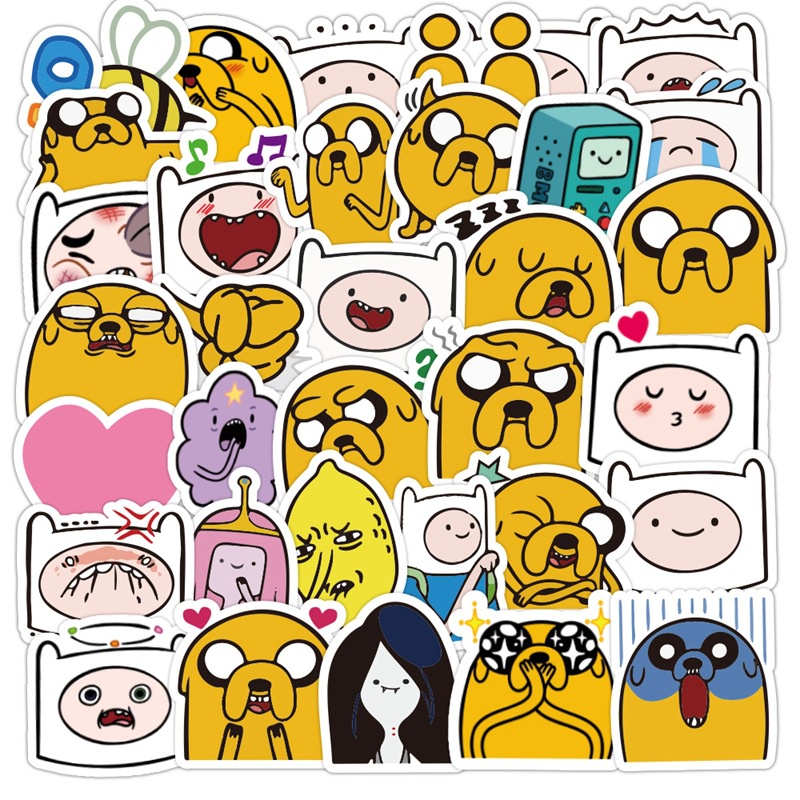 Waktu Petualangan tangan Buku stiker lucu kartun stiker kecil bagasi vacuum cup ponsel case mini gra