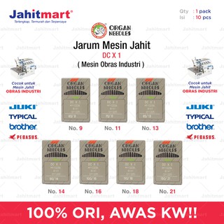 Jarum Organ Needles Dcx1 Untuk Mesin Obras Klasik Dan Industri Shopee Indonesia