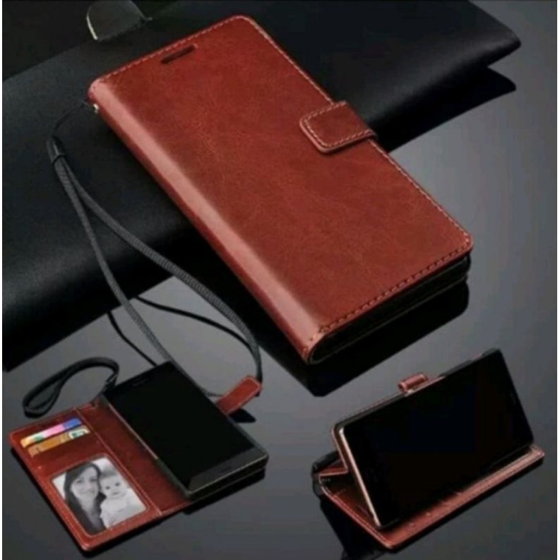 Flip Cover Wallet INFINIX HOT 11S / HOT 11S NFC - Hot 11 S 11s Nfc Leather Flip Case Wallet Casing S