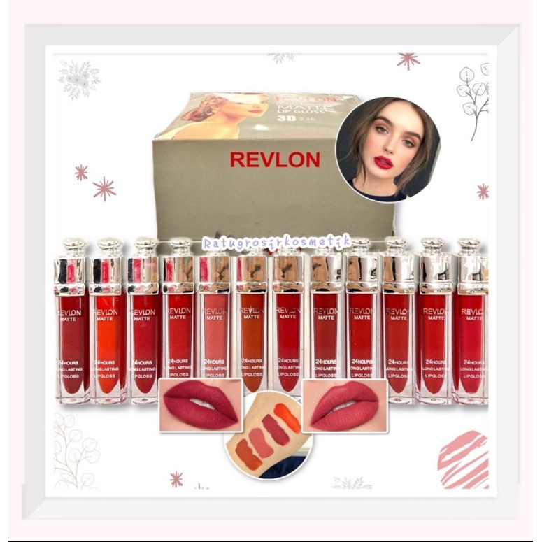 [PER 12 PCS] LIP GLOSS REVLON TUTUP PENTOL SILVER