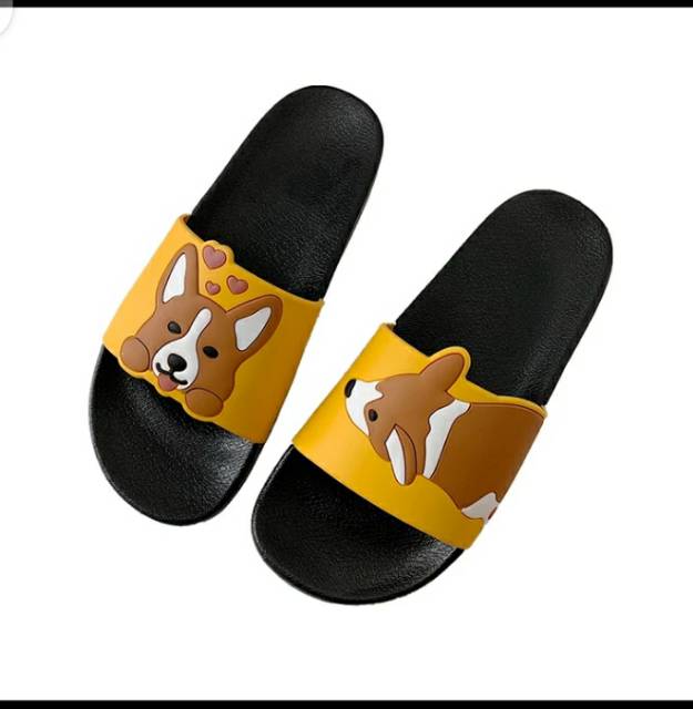 SANDAL KARET KARAKTER DOGY LUCU JELY DOG