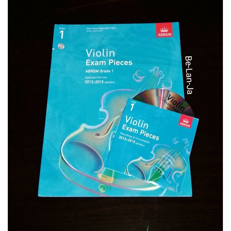 BLJ ABRSM VIOLIN GRADE 1 ~ BUKU MUSIK BIOLA ~ MUSIC BOOK ~ Paket 1 buku+ 1 cd