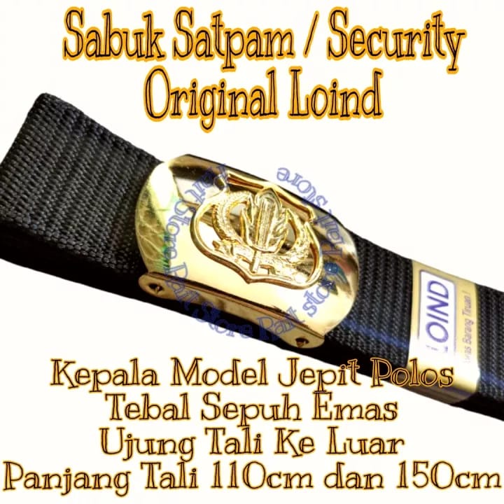 SABUK SATPAM / SECURITY ORIGINAL LOIND