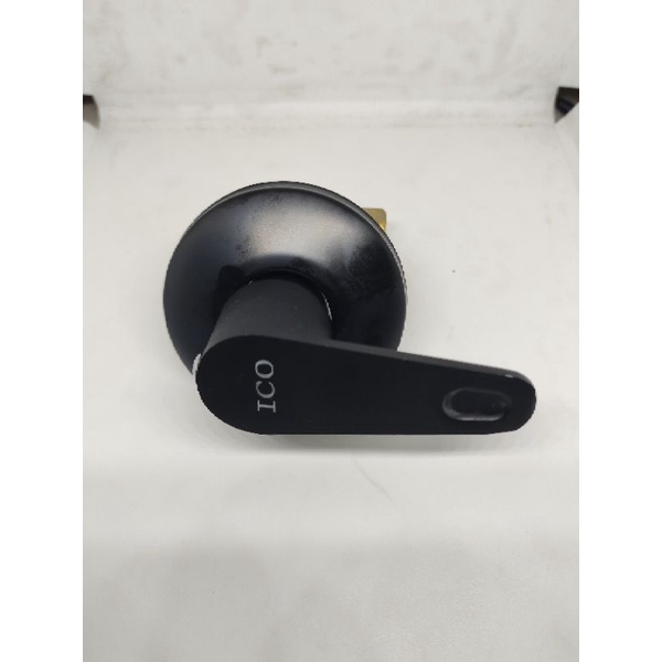 Stop Kran Tanam Kuningan HITAM Minimalis - Stop Keran Air Tanam minimalis black