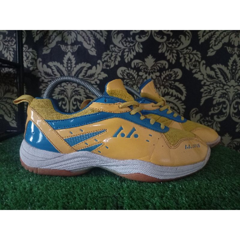 Sepatu Badminton Lefus Power Cushion CPX Yellow Second Original