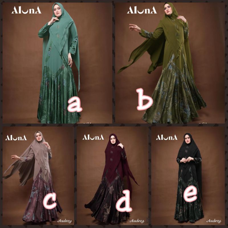 siap kirim Audrey by Aluna/Audrey by Aluna mirranda/syar'i Aluna/syar'i nha mirranda