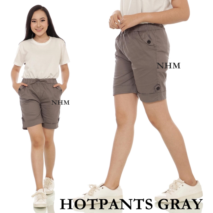 HotPants JUMBO dan Standar,  Celana Pendek Wanita Katun Stretch Anti Begah