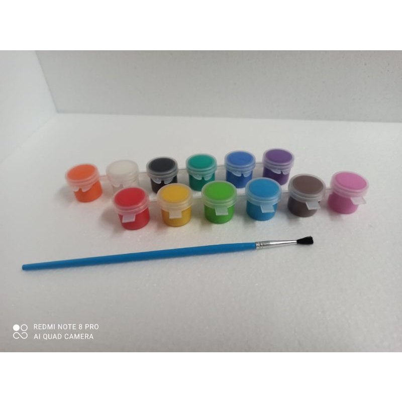 

cat akrilik cat canvas can sterofoam 12 warna x 3ml bonus 1 kuas