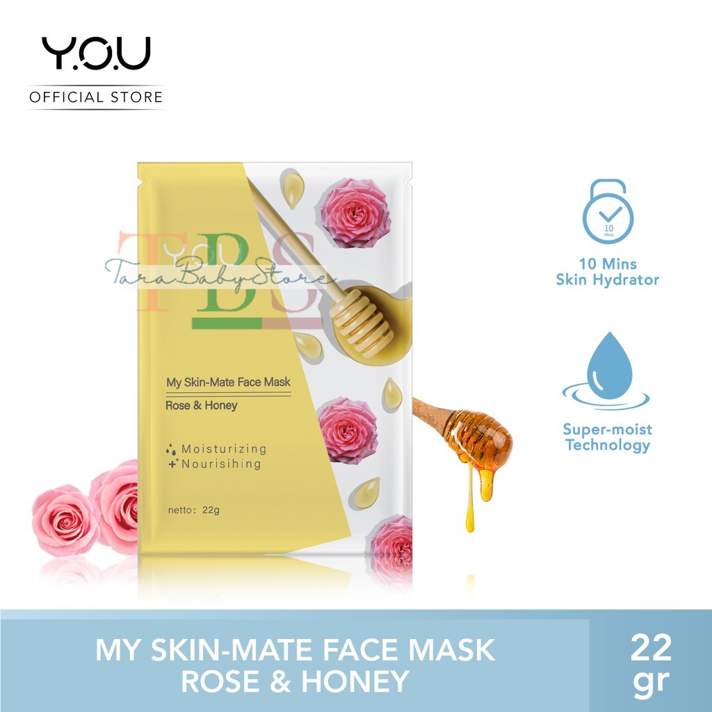 YOU My Skin Matte Face Mask [Melembabkan dan menutrisi Wajah] TBS-BEST SELLER 2022