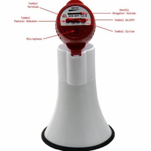 Megaphone Toa Ealsem ES 46 R + AKI CHARGE Pengeras Suara  KERAS