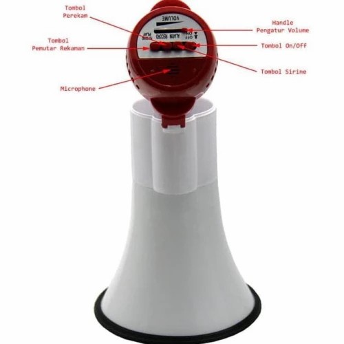 TOA Megaphone Pengeras Suara Ealsem ES-46R Baterai Recharger