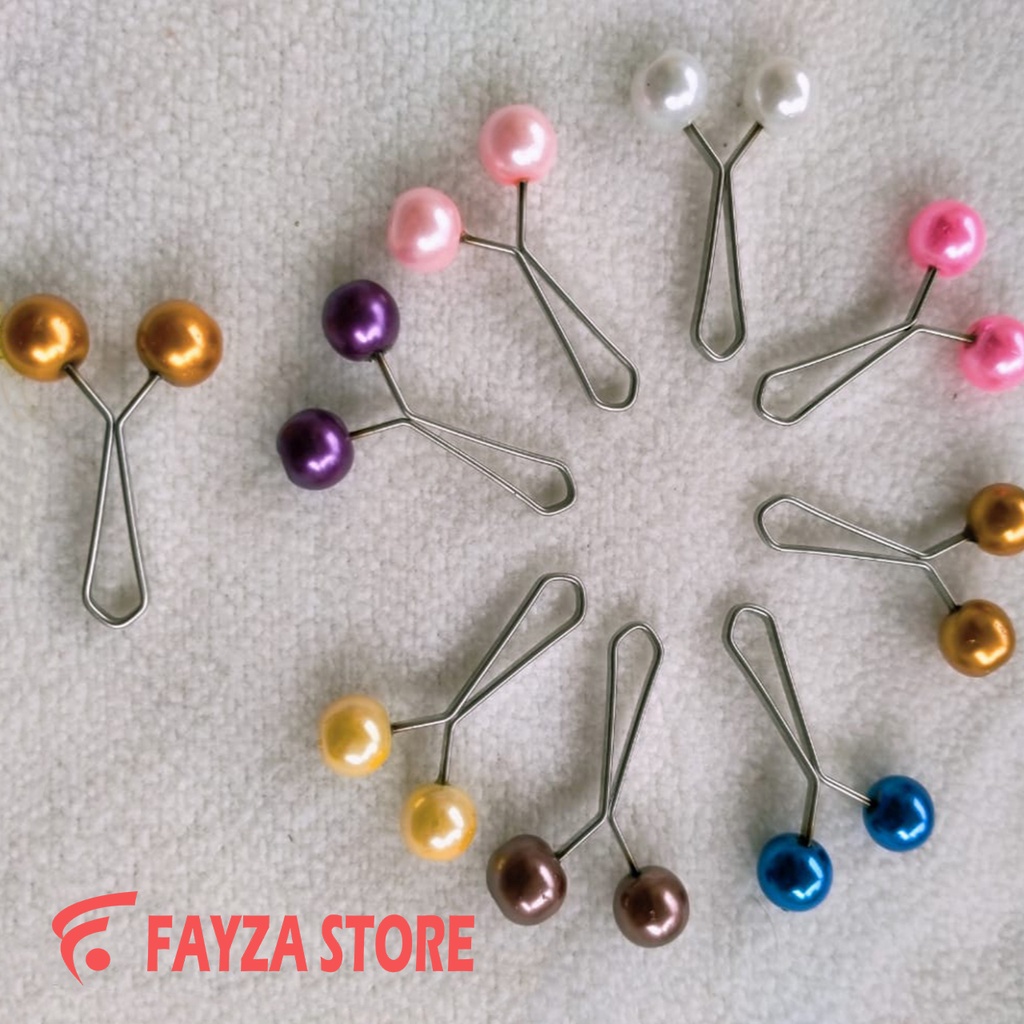 10 pcs klip peniti hijab turki klip hijab peniti turki penjepit kerudung model bola