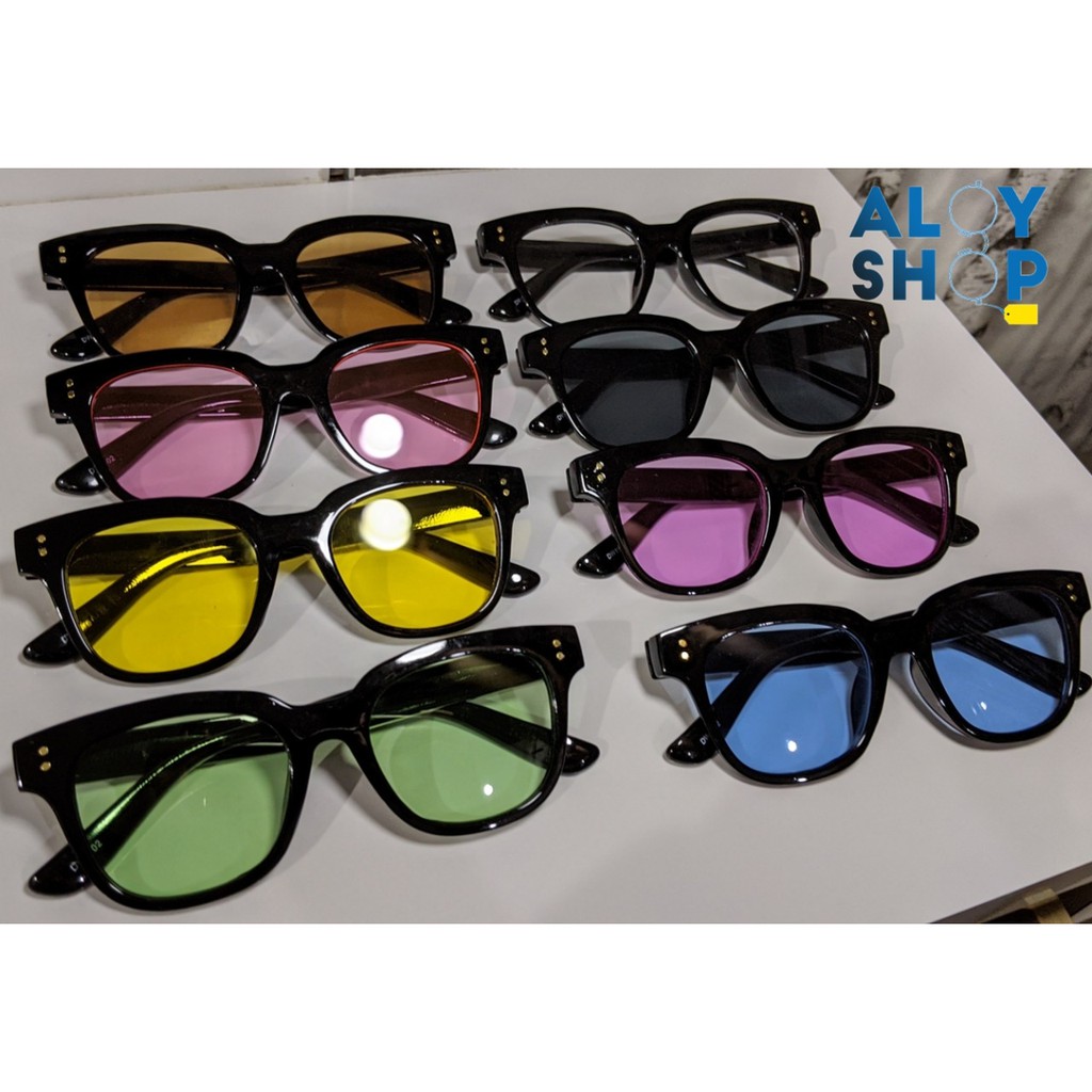 PL-WW003 ✨Bayar di Tempat✨ Kacamata Hitam Wanita/Pria Sunglasses Korean Fashion Small Candy Color