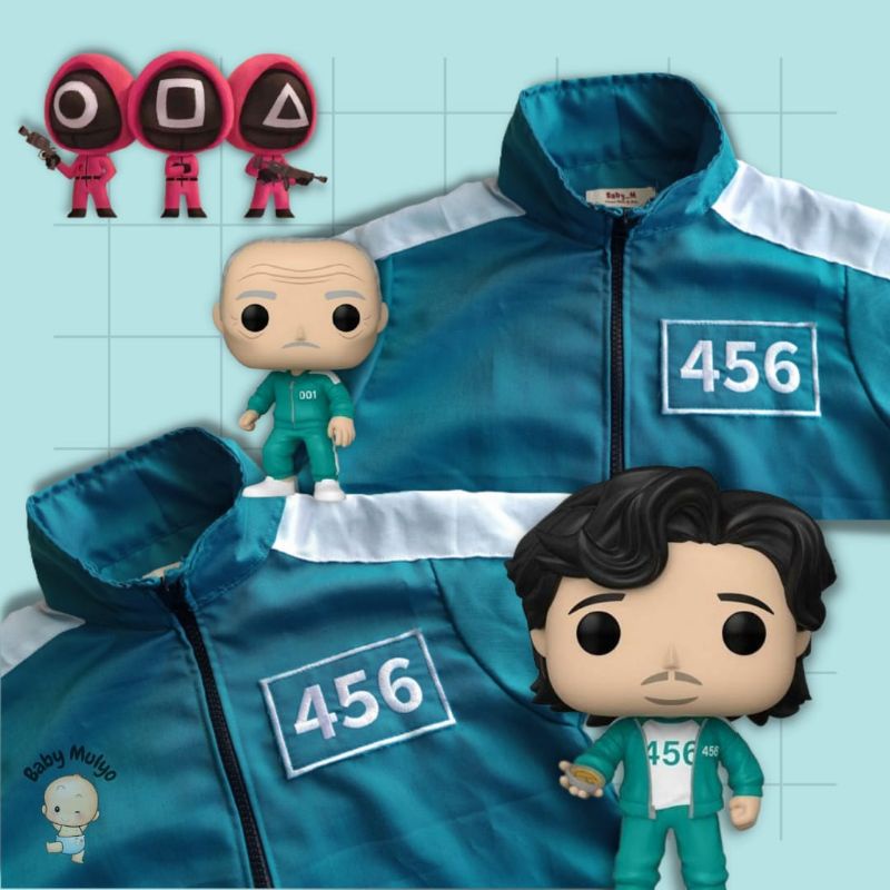 SETELAN KOSTUM PESERTA GAME ANGKA 456 // BAJU ANAK VIRAL